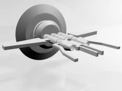 Space Transport 01 3D model