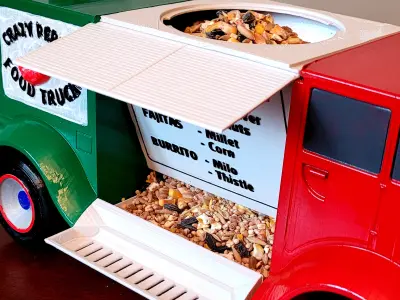 Bird Feeder - Crazy Pepper Food Truck - 3d print 3D print model