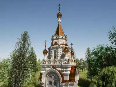  Russian Orthodox Chapel 3D model