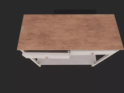 Console Table Low-poly 3D model buy