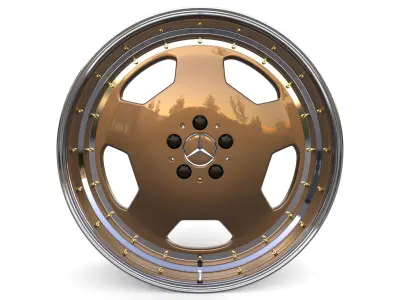 Mercedes-Benz Monoblock Custom Wheel 3D model