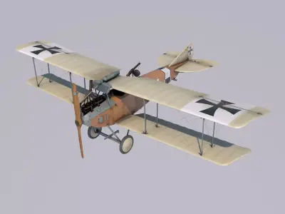 Albatros C3 number 20 3D model