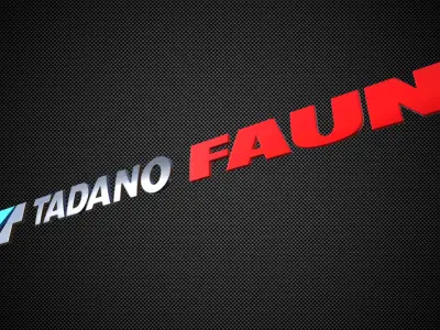 tadano faun logo 3D model