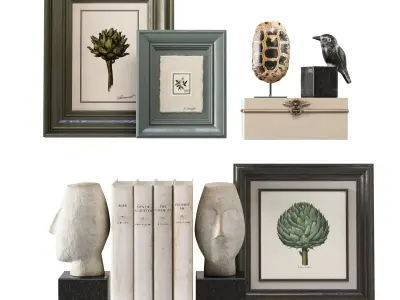 Decorative Set 02 3D model