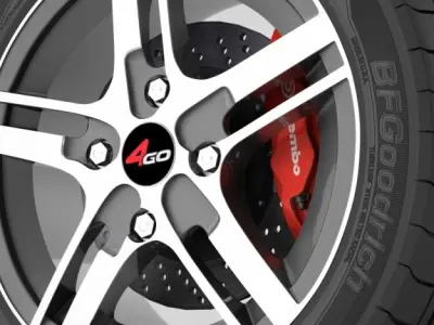 Wheel 4go PDW583 3D model