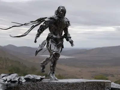 Space Suit Sci fi 3D model