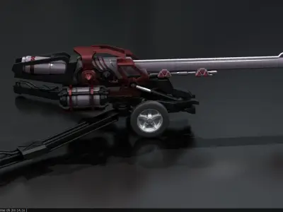 Original Star Fiction cannon 3D print model