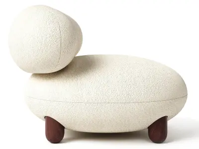 Noom Flock Lounge Chair Free 3D model