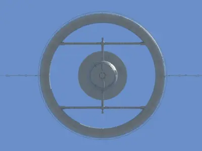 Space station 3D model