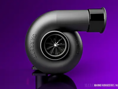 Turbocharger turbo 3D model