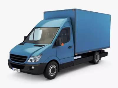 Mini Truck Box v 3 3D model