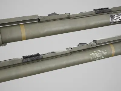 PBR M72A7 LAW Low-poly 3D model