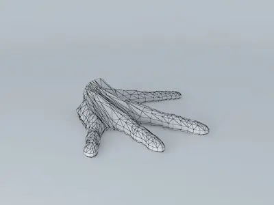 Alien hand Free 3D model