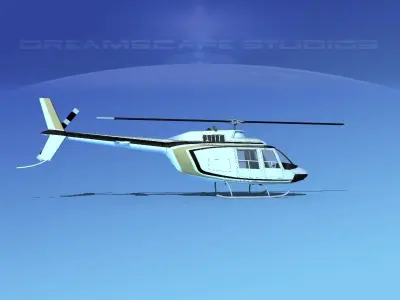 Bell 206 JetRanger V16 3D model
