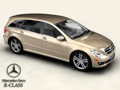 Mercedes R Class 3D model buy