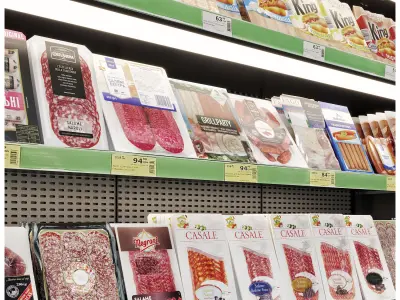 Market refrigerators 3D model