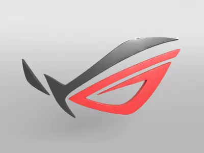ROG Logo version1 002 Free low-poly 3D model