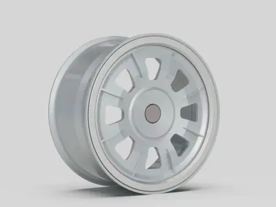 wheel rims car motor garage  3D model