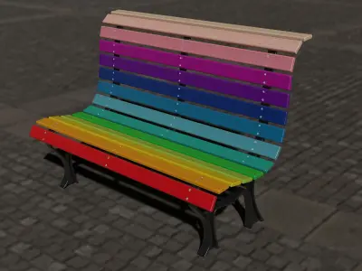 urban furniture Free 3D model purchase