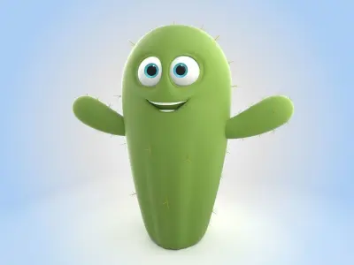Cactus 3D model