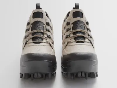 Trekking shoe V3 3D model