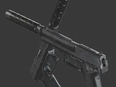  Koch Mark 23 Low-poly 3D model