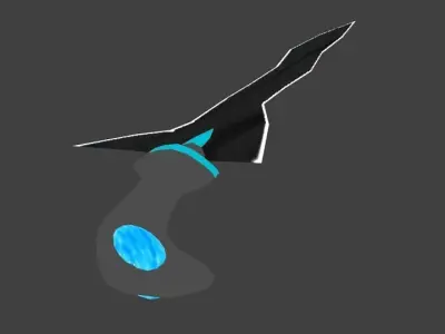 Keris-3 Low-poly 3D model