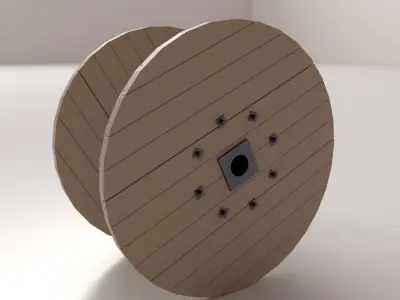 Cable Drum 3D model