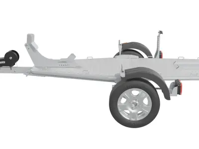 Motorcycles Trailer 3D model