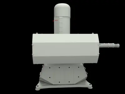 CIWS Close-In Weapon System 3D model