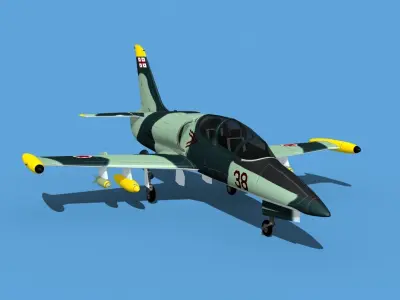 Aero Vodochody L-39C Albatross Georgia 3D model