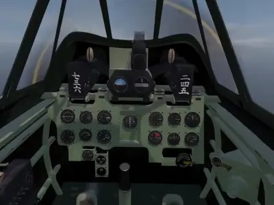 A6M5 Japanese Zero WWII Fighter -PBR UE4- Low-poly 3D model