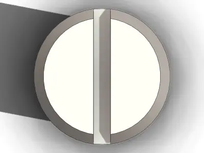 Posicionador Esfera Screw Center Positioner Ball GN615 M4 K KN 3D model