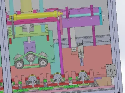sander pcb assembly machine 3D model
