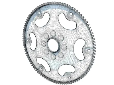 Flexplate flywheel 3D model