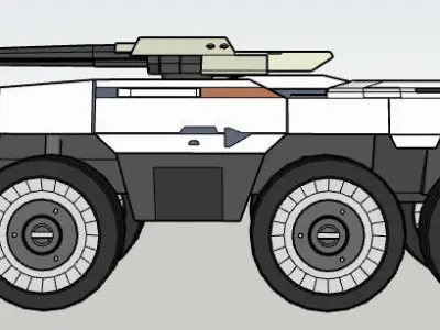 Mako MassEffect Low-poly 3D model