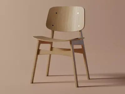 Soborg Chair Free 3D model