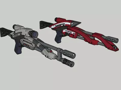 M-92 Mantis Low-poly 3D model