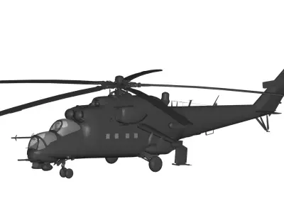 Mil Mi-24 3D model