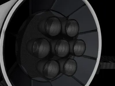SpacesX BFR Free 3D model