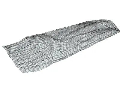 Sleeping Bag - Camping matress  Low-poly 3D model