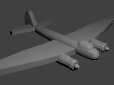 German Junkers Ju-88 Medium Bomber Aircraft Free 3D print model