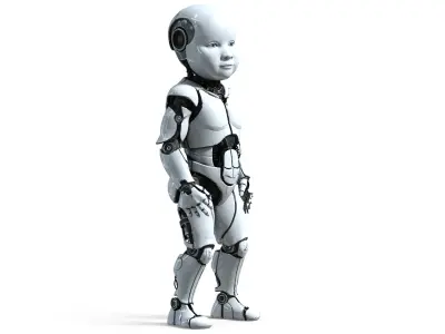 Newtron Robot Child 3D model