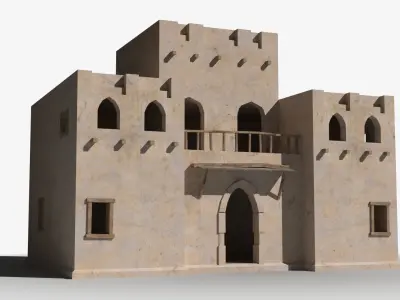 Arab x35 Low-poly 3D model