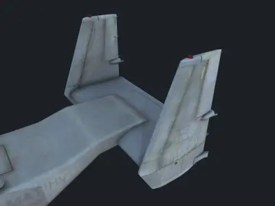 MV-22 Osprey Low-poly 3D model