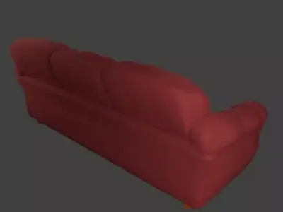 Couch sofa Free low-poly 3D model