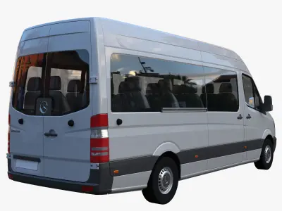 Bus Sprinter passenger 3D model