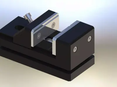 Mill Vise Free 3D model