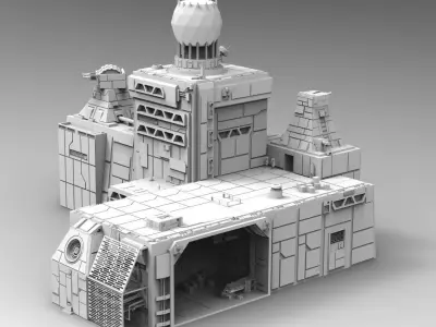 Star Wars - Imperial Military Base 3D model