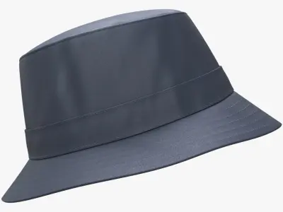 Bucket Hat PBR Low-poly 3D model